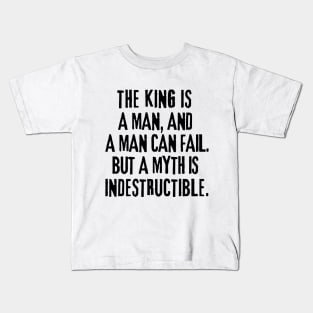 A myth is indestructible. Kids T-Shirt